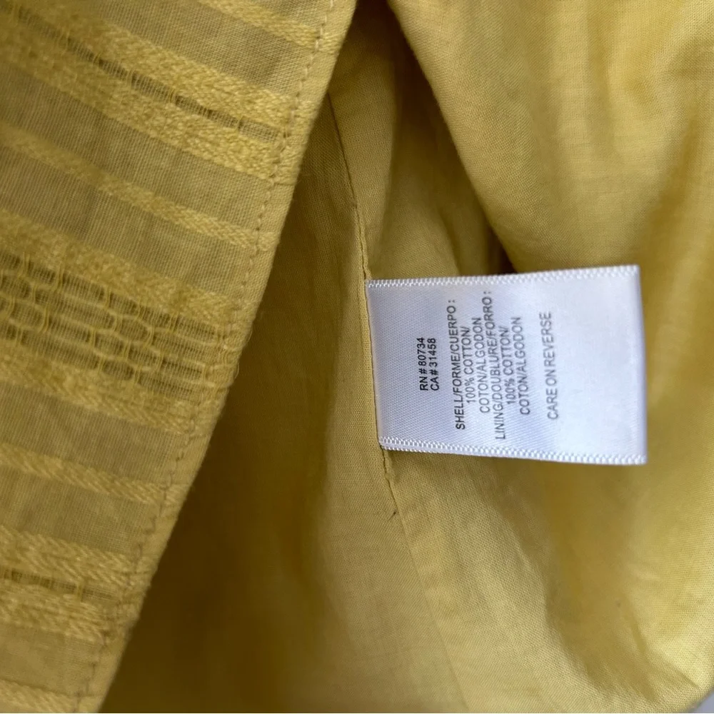 Yellow Baby doll dress 100% cotton - Picture 4 of 6